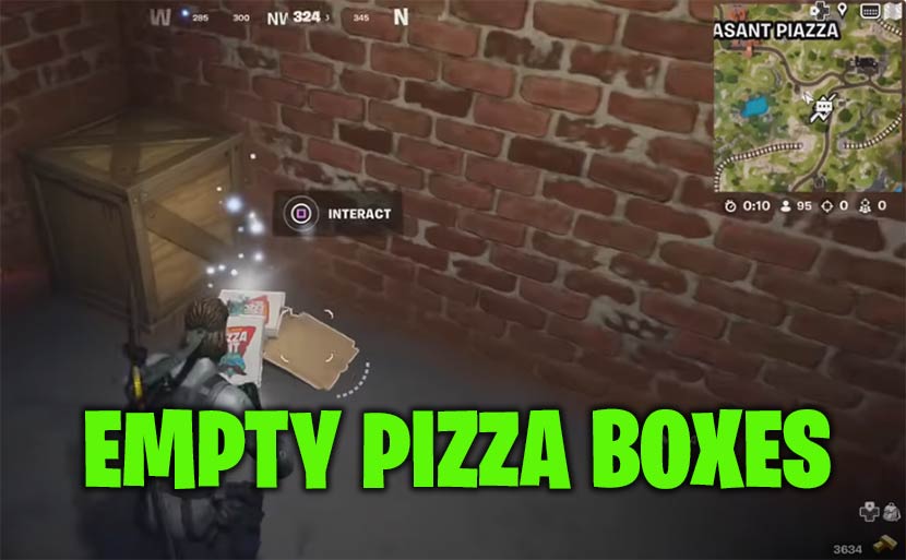Empty Pizza Boxes Fortnite