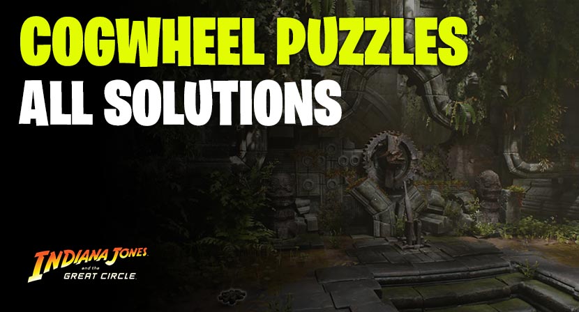 Cogwheel Puzzles Solutions - Indiana Jones