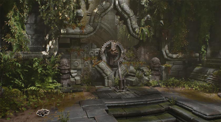 Hidden Pyramid: First Cogwheel Puzzle