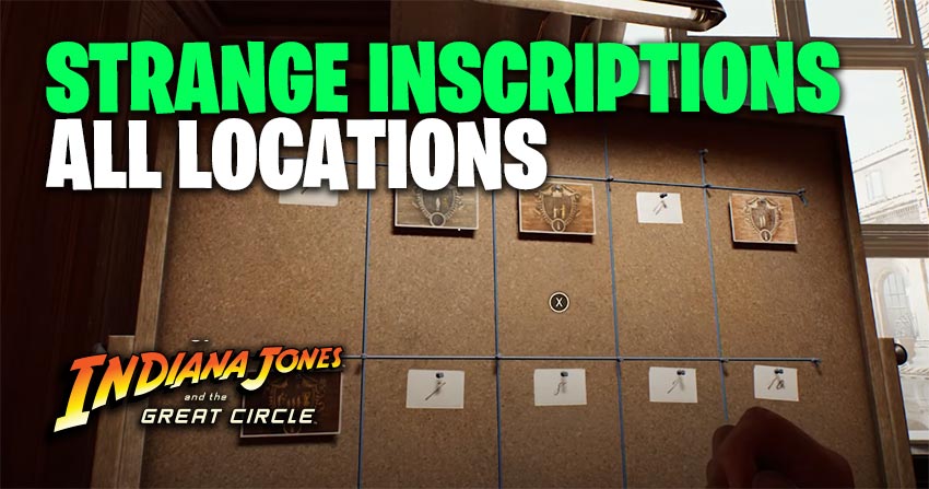 Strange Inscriptions Location Indiana Jones