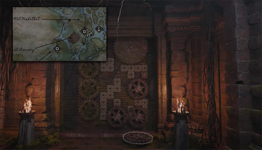 Wat Mahathat: Cogwheel Puzzle