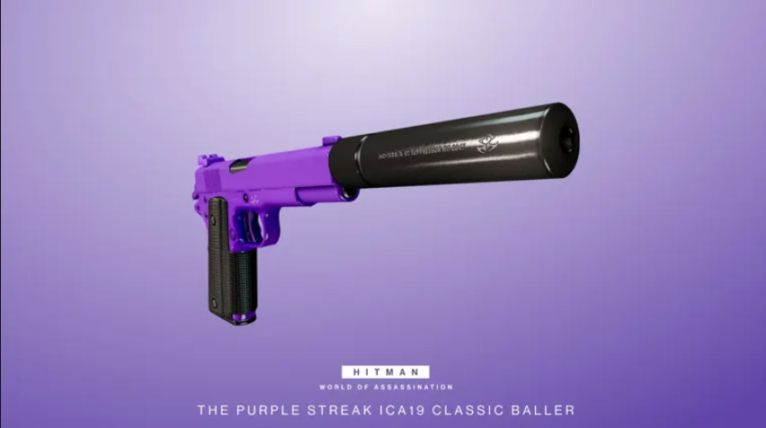 he Purple Streak Boxer Suit