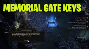 Memorial Gate Key Locations
