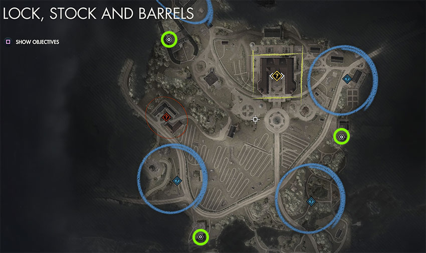 Lock, Stock and Barrels Workbenches locations