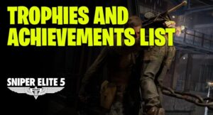 Sniper Elite Resistance Trophy List Revealed